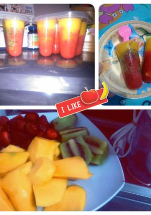 Foto resep popsicles fresh fruits