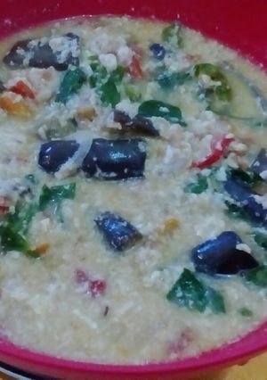 Foto resep 2. Terong ungu kuah telor