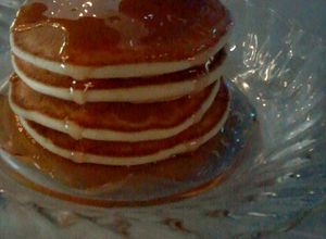 Foto resep Pancake fluffy tanpa buttermilk,baking powder,soda kue