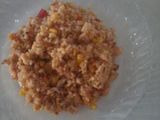 Nasi goreng dengan jagung manis