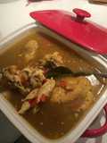 Ayam Betutu Kuah (Balinese chicken in aromatic spices broth)