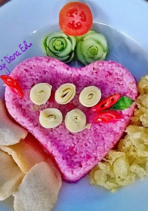 Foto resep Nasi Goreng Cinta || kulit buah Naga