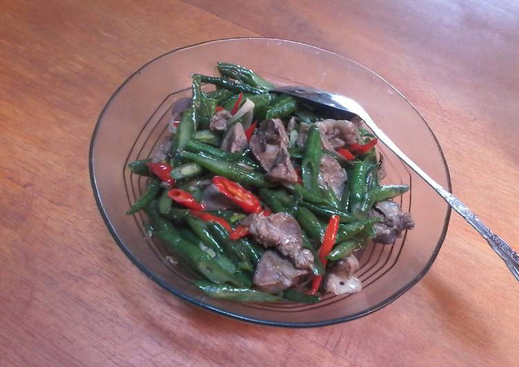 Resep tumis kacang panjang ati ampla sederhana ala youmi yang mudah