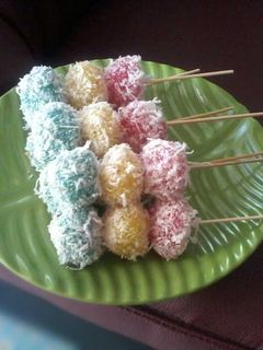 Foto resep Sate singkong rainbow ala youmi