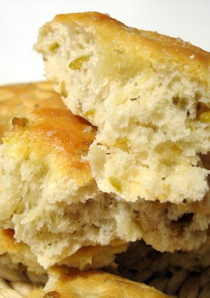 Una foto de Focaccia de Tomillo y Ajo