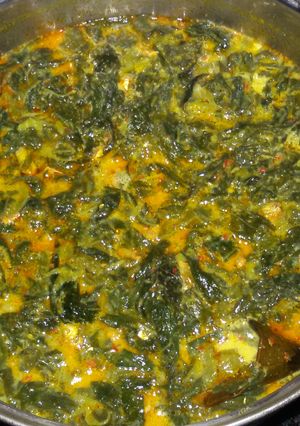 Foto resep Sayur Daun Singkong Teri Jengki