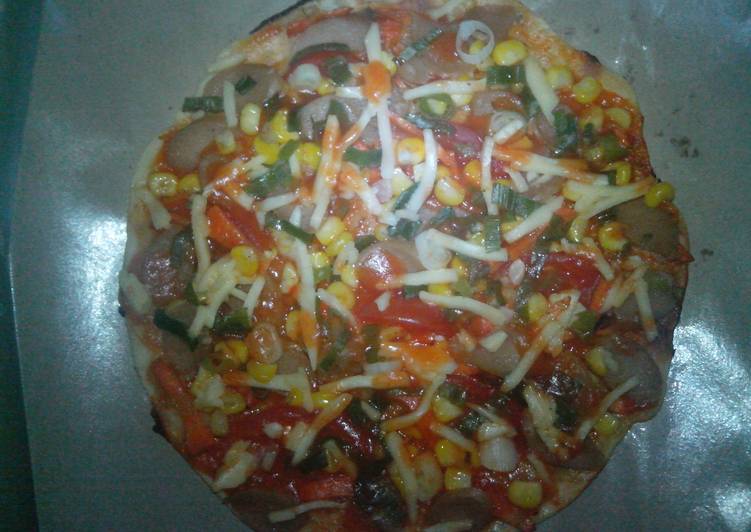 pizza dadakan ala kadarnya