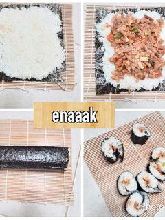 Foto resep sushi tuna telur 
