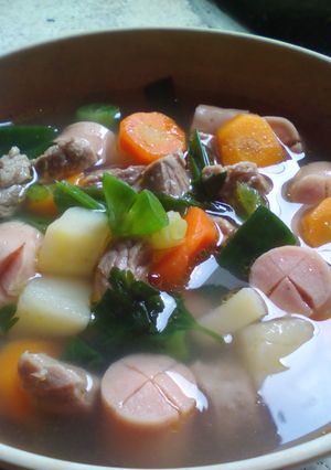 Foto resep Sop dasis(daging+sosis)
