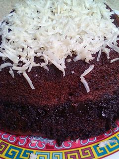 Foto resep Brownis kukus tabur keju