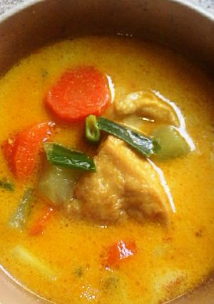 Foto resep Sayur talawor(tahu+labu+wortel)kuah kuning