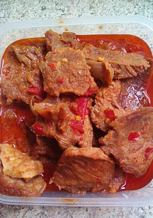 Foto resep Rendang merah