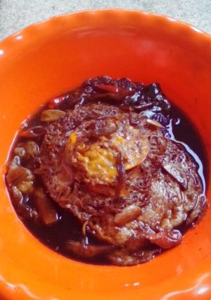 Foto resep Telur ceplok kuah kecap