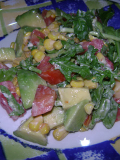 Una foto de Ensalada arcoiris 