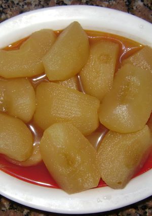 Una foto de Compota de manzanas