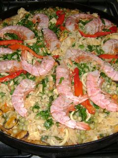 Una foto de Paella al disco de arado