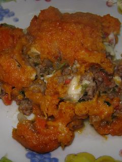 Una foto de Pastel de carne y calabaza
