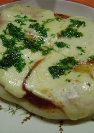 Una foto de Pizzetas caseras a la provenzal