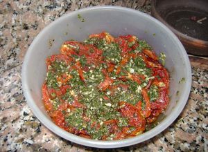 Una foto de Tomates desecados