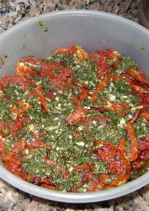Una foto de Tomates desecados