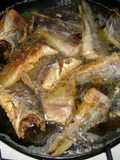Bagre frito al disco de arado