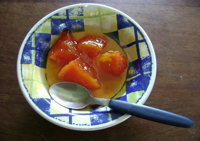 Dulce de mamón Receta de Natalio Burgos Cookpad