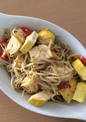 Foto resep Tumis Tahu Toge sederhana