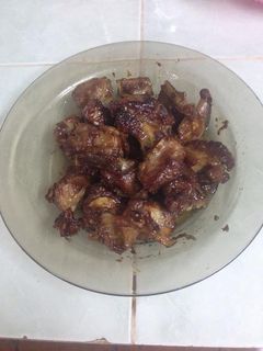 Hình của món Sườn rán mật ong.