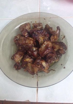 Hình của món Sườn rán mật ong.