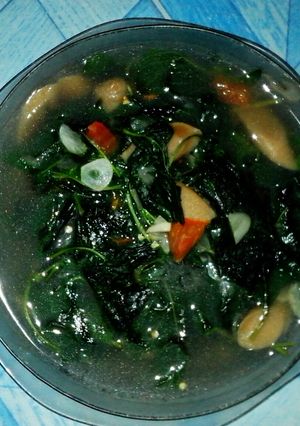 Foto resep Cah basos (bayam sosis)