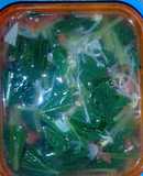 Cah sage (sawi tauge) asem segar