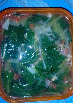 Foto resep Cah sage (sawi tauge) asem segar