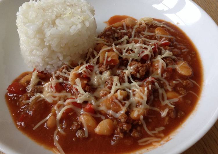 Comment Servir Chili con carne express