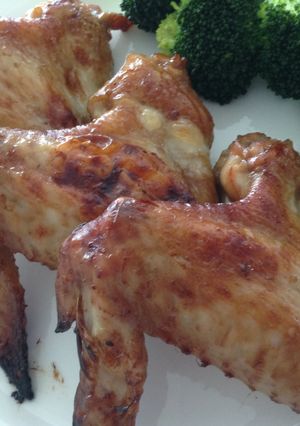 Une photo de Ailes de poulet à la japonaise au four