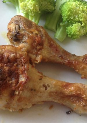 Une photo de Pilons de poulet au four style Fried Chicken Japonaise