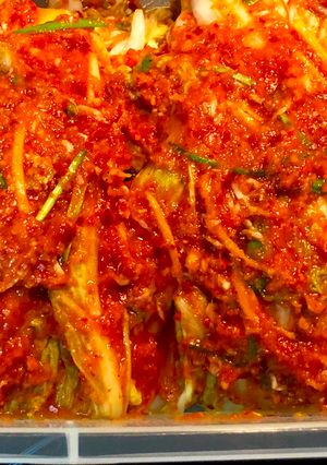 Hình của món Kim chi cải thảo.