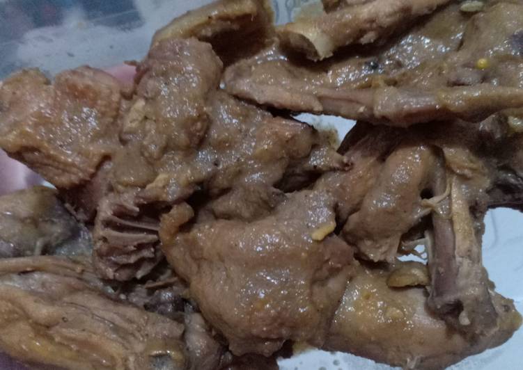 Ayam dan Tempe Bacem