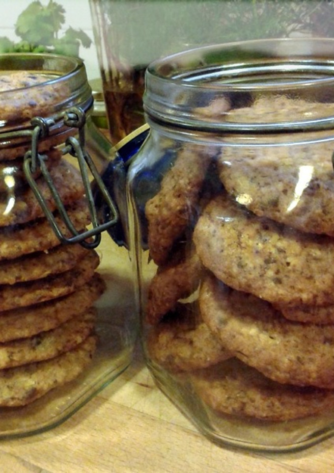 Una foto de Cookies de arándano rojo y chocolate 