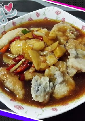 Foto resep Ikan crispy siram kuah asem manis