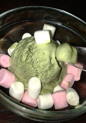 Foto resep ice cream green tea / matcha