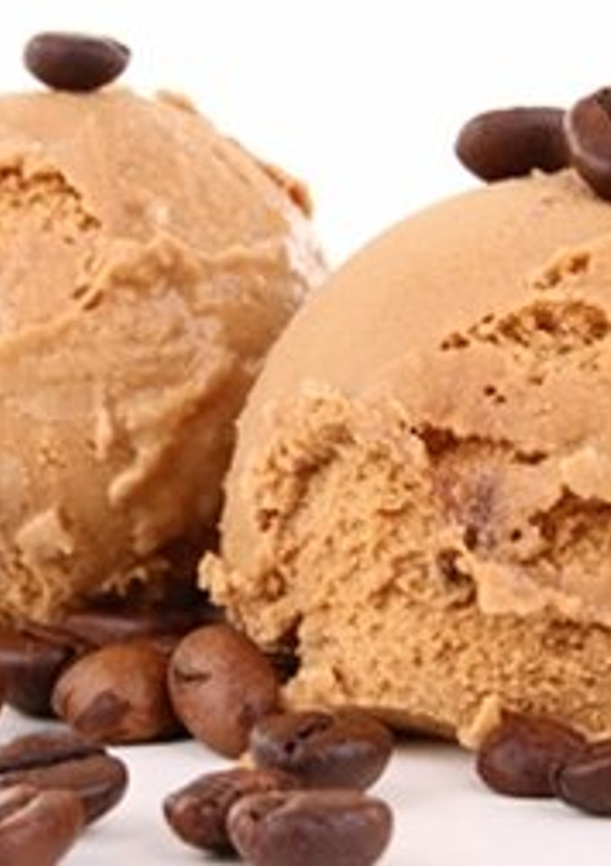 Una foto de Helado de café