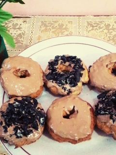 Foto resep Donat Kentang Toping Hazelnut & Blackforest