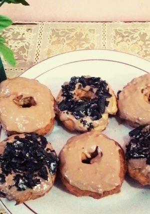Foto resep Donat Kentang Toping Hazelnut & Blackforest