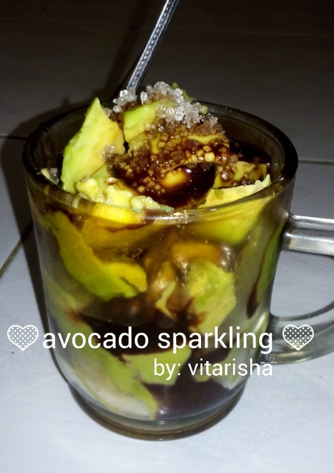 Foto resep avocado sparkling
