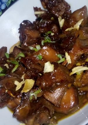 Foto resep ampela ati hitam manis