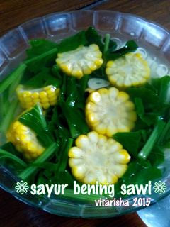 Foto resep sayur bening sawi