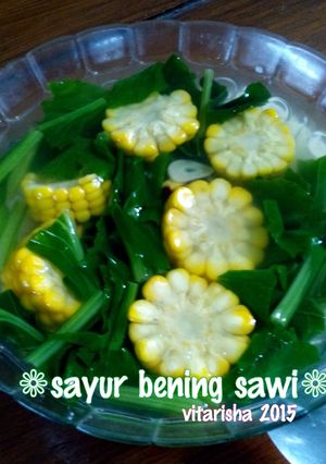 Foto resep sayur bening sawi