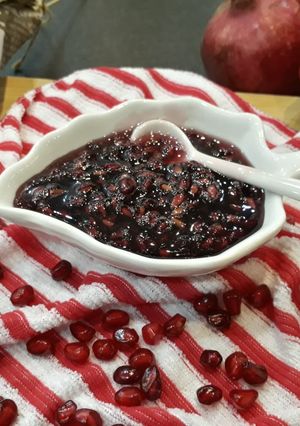 عکسی از دستور مربا انار