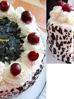 Foto resep Black Forest Cake (Schwarzwalder Kirsch Torte)