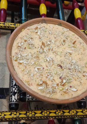 A picture of Gajar Ki Kheer with Rice.